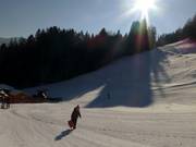 Gering geneigtes Gelände