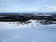 Blick vom Skigebiet Ylläs