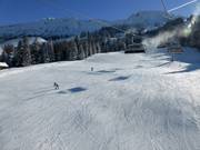 Leichte Piste Schwanden an der 8er Sesselbahn