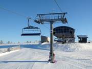 H2 East Express Hundfjället - 8er Hochgeschwindigkeits-Sesselbahn (kuppelbar)