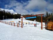 Anfängergelände der Winter Sports School