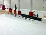 Rails auf der rechten Hauptabfahrt