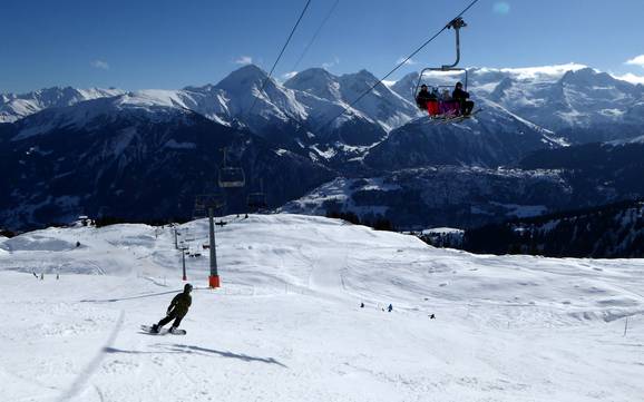 Größter Höhenunterschied in Andermatt Sedrun Disentis – Skigebiet Disentis