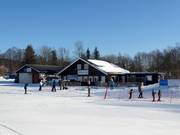 Skihütte an der Talstation