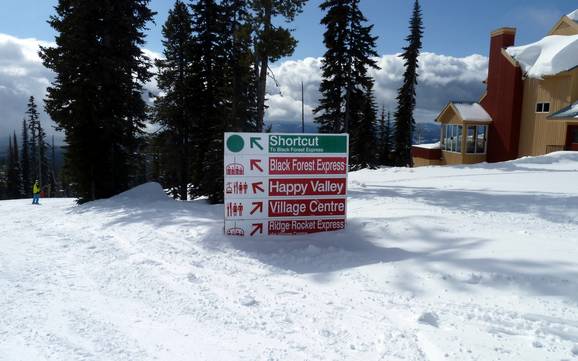 Kootenay Boundary: Orientierung in Skigebieten – Orientierung Big White