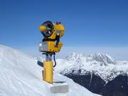 Leistungsstarke Beschneiung in Zoncolan