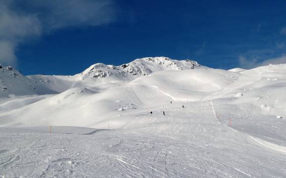 Skifahren bei Saas im Prättigau