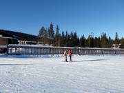 Sehr gute Pistenpräparierung in Lindvallen