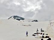 Der hintere Teil des Skigebiets mit den Tellerliften Payer und Cristallo