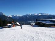 Piste an der Mittelstation