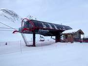 Pyramides - 4er Hochgeschwindigkeits-Sesselbahn (kuppelbar)