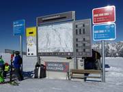 Große Informationstafel mit Detailansicht