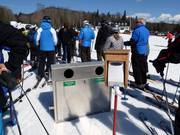 Mülltrennung im Skigebiet
