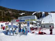 Fondo Grande-Sommo Alto - 4er Sesselbahn fix geklemmt