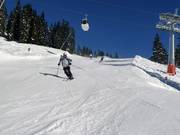 Abfahrt am Mitterstein