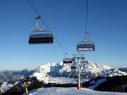 Reiter-Ost 6er - 6er Hochgeschwindigkeits-Sesselbahn (kuppelbar) mit Abdeckhauben und Sitzheizung