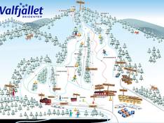 Pistenplan Valfjället