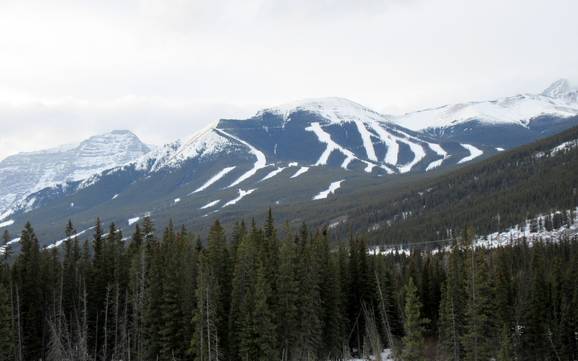 Kananaskis Range: Größe der Skigebiete – Größe Nakiska