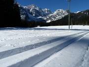 Loipen unterhalb vom Kreuzbergpass