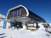 Eggalm Nord - 6er Hochgeschwindigkeits-Sesselbahn (kuppelbar) mit Abdeckhauben und Sitzheizung