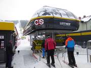 Szczyrk-Jaworzyna - 4er Hochgeschwindigkeits-Sesselbahn (kuppelbar) mit Abdeckhauben