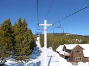 Cascade - 3er Sesselbahn fix geklemmt