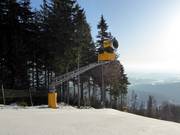 Leistungsfähige Schneekanone im Skigebiet Černá hora