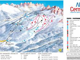 Pistenplan Alpe Cermis – Cavalese