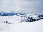 Der Bergkamm zwischen Légette und Mont Vores bietet viele freie Hänge
