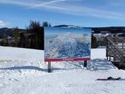 Pistenplan im Skigebiet Trysil