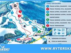 Pistenplan Ryterski Raj – Rytro