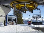 Das freundliche Personal ist an den Anlagen präsent