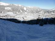 Abfahrt unterhalb der Wiedhagbahn