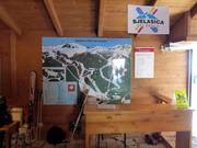 Pistenplan an der Talstation Kolašin 1450