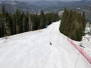 Sehr gute Pistenpräparierung in Mechi Chal