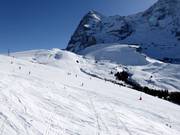 Blick auf die Piste Engi