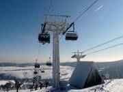 Vierersesselbahn - 4er Hochgeschwindigkeits-Sesselbahn (kuppelbar) mit Abdeckhauben