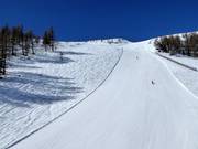 Schwerer Gipfelsteilhang