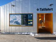 Informationstafel an der Gipfelstation