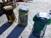 Mülltrennung im Skigebiet