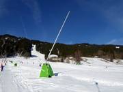 Lanzenbeschneiung im Talbereich
