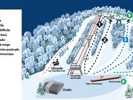 Pistenplan Centre de Plein Air – Lévis