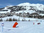 Schneilanze in Sestrière