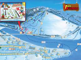 Pistenplan Frymburk – Svatá Marta