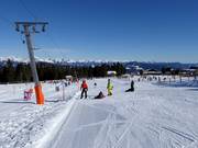 Leichte Piste am Schlepplift Kreischi