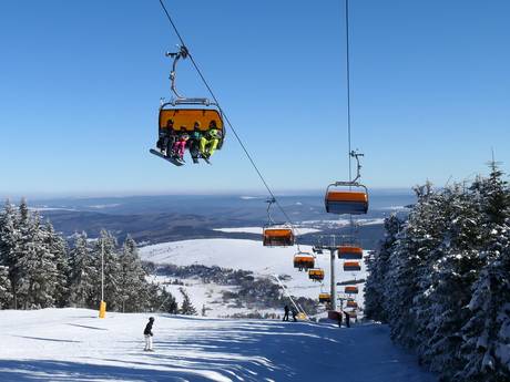 Skilifte/Seilbahnen Karlsbader Region (Karlovarský kraj) – Lifte/Seilbahnen Keilberg (Klínovec)