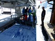 Auch am Sessellift ist man aufmerksam