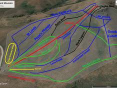 Pistenplan Blizzard Mountain