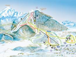 Skigebiet Saint-Léger-les-Mélèzes