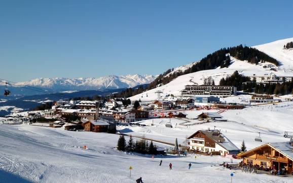 Seiser Alm: Unterkunftsangebot der Skigebiete – Unterkunftsangebot Seiser Alm (Alpe di Siusi)